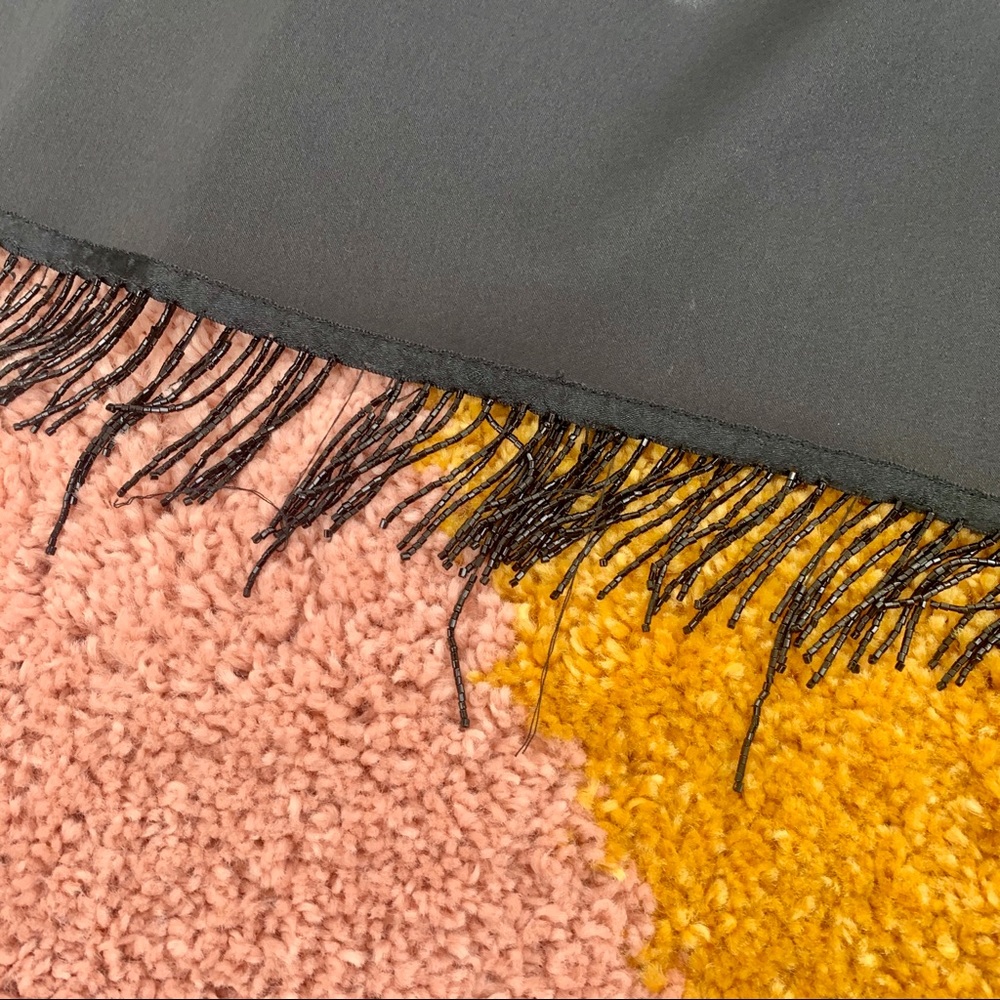 VINTAGE Little Black Dress Beaded Hem | C14 - Picture 13 of 13